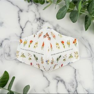 3 layers face mask with filter pocket